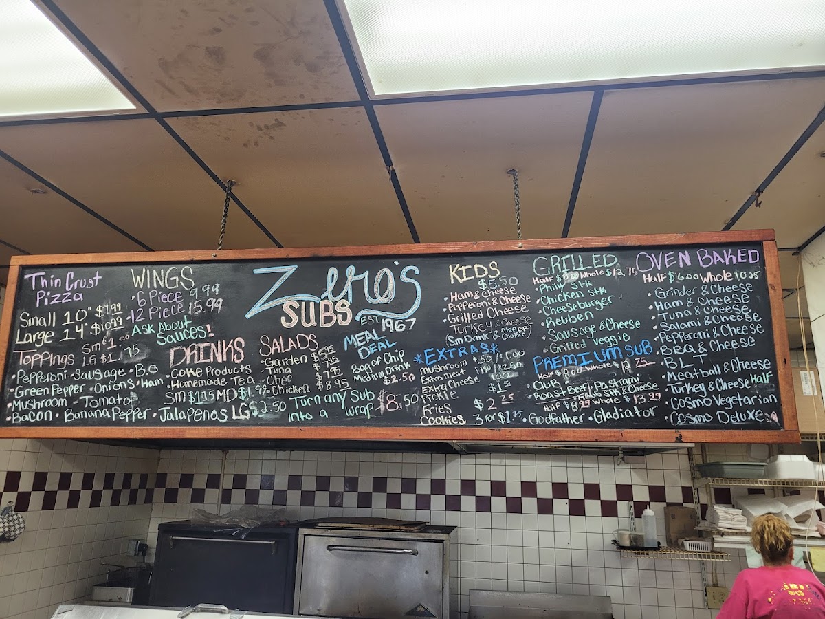 Zero's Subs Menu - Image 2