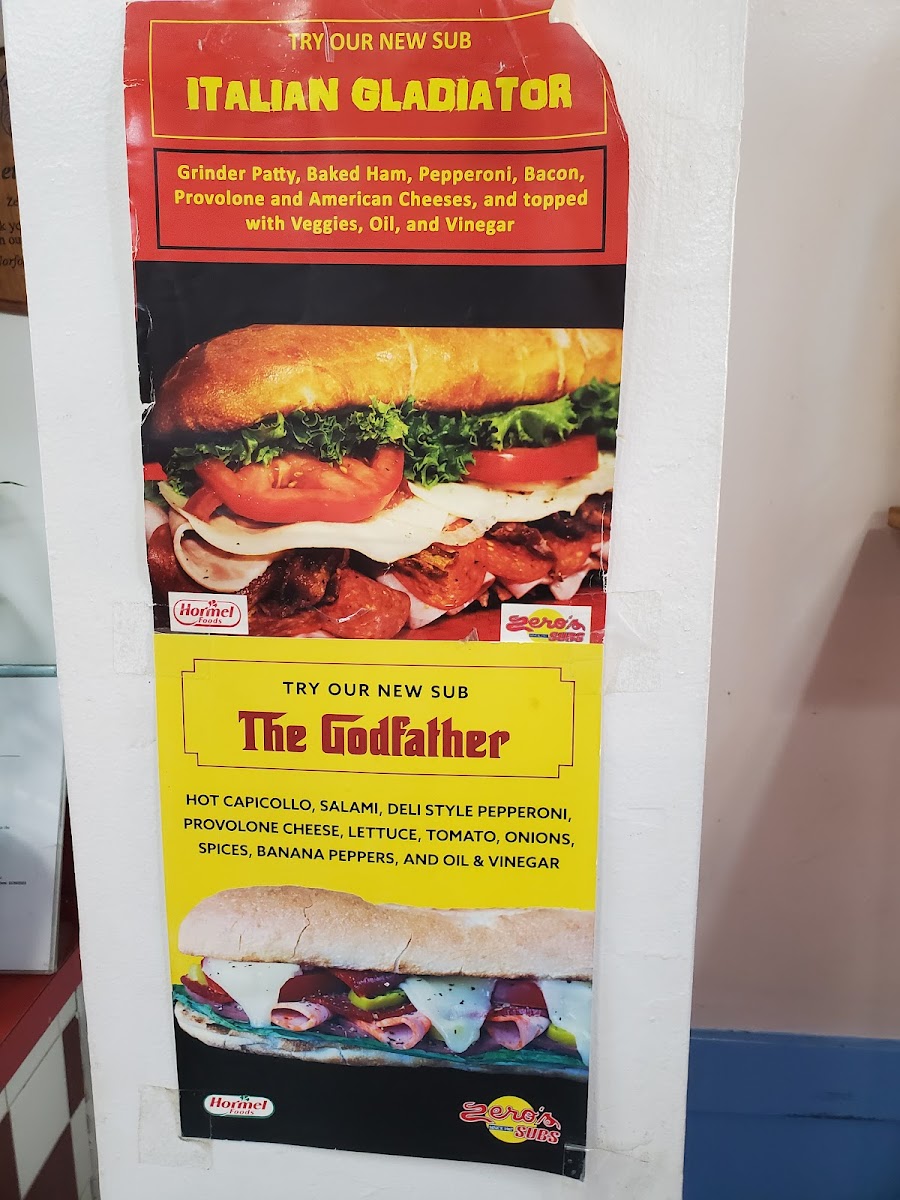 Zero's Subs Menu - Image 3